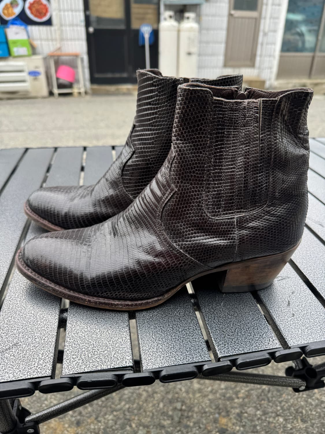 snake skin 부츠 260 상품이미지4