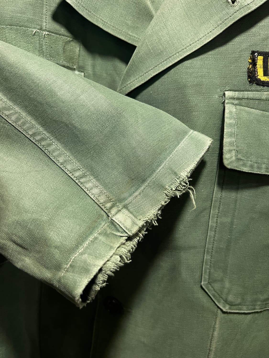 [M]60's 오리지널 U.S ARMY OG-107 밀리터리 셔츠 상품이미지4