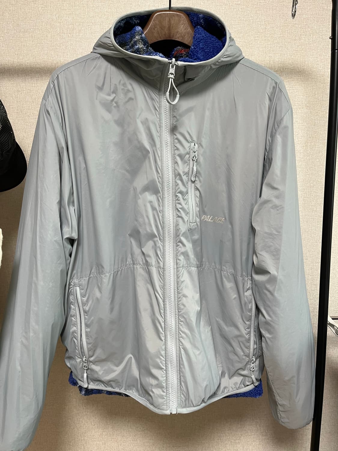 팔라스 리버서블 체크 후리스 자켓 xl 상품이미지2