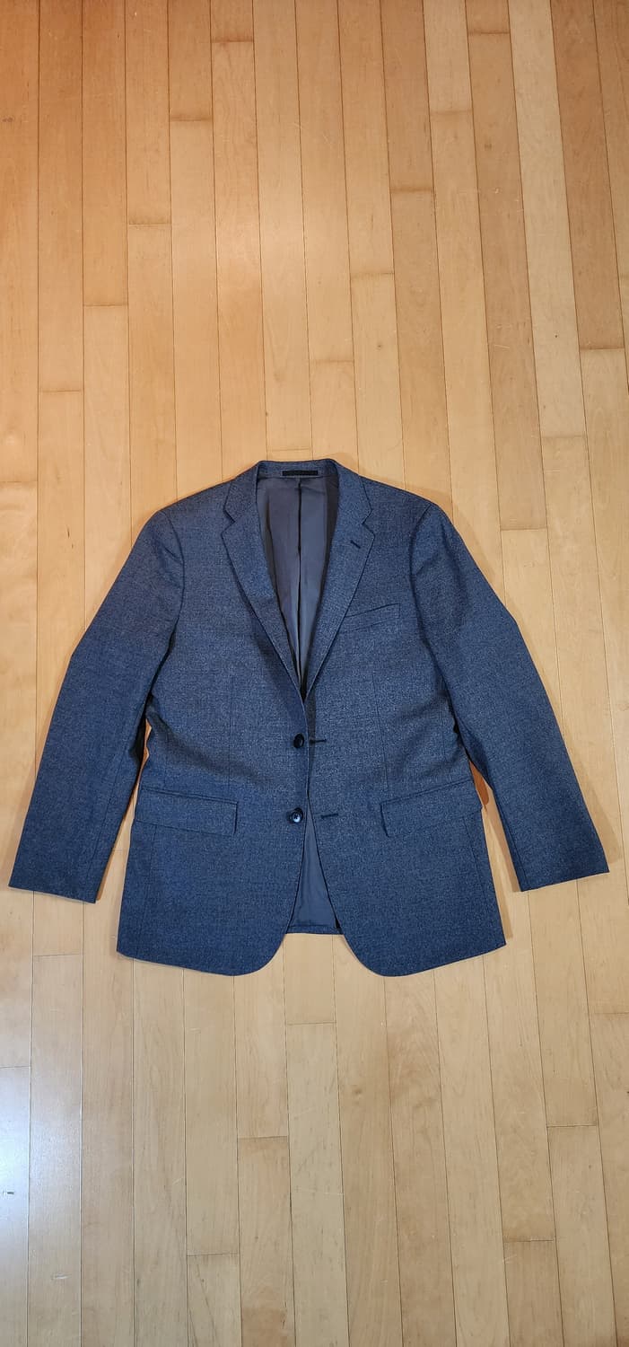 (간절기용)유니클로 그레이 모직자켓 L 상품이미지4