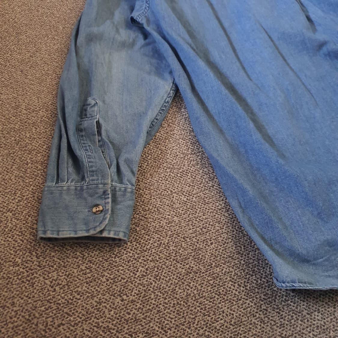 80s 이글 셔츠메이커스 샴브레이 셔츠 no.48 상품이미지9