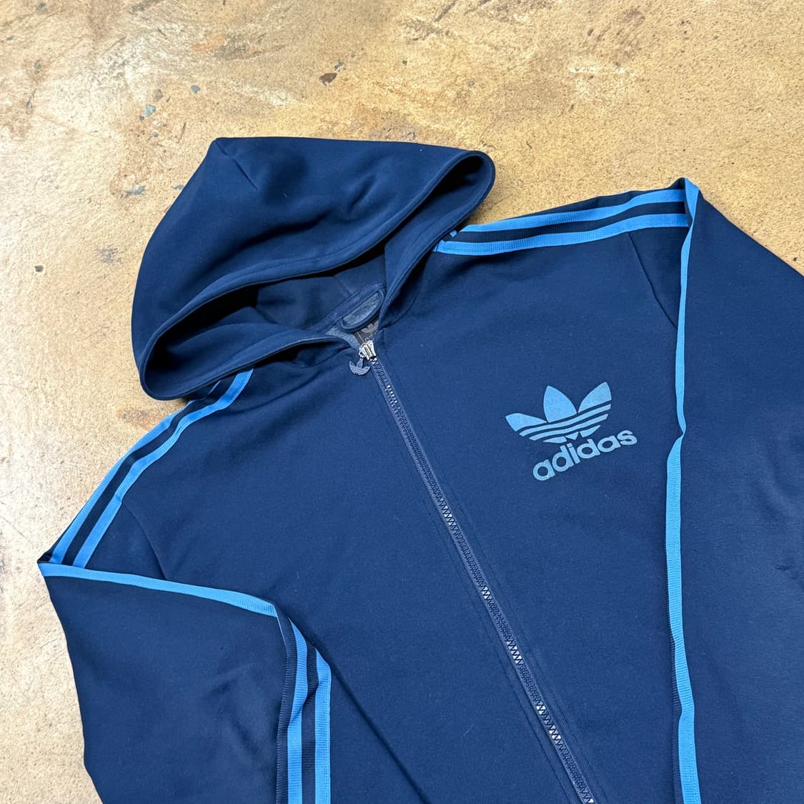 아디다스 네이비 하늘 후플 후드집업 플락 져지 100 상품이미지1