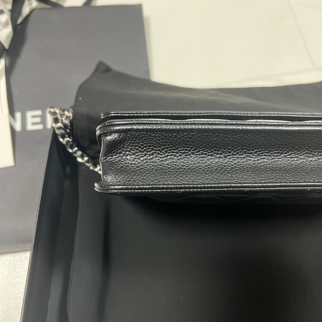 샤넬 woc 은장 체인지갑 가방 내장칩 상품이미지3