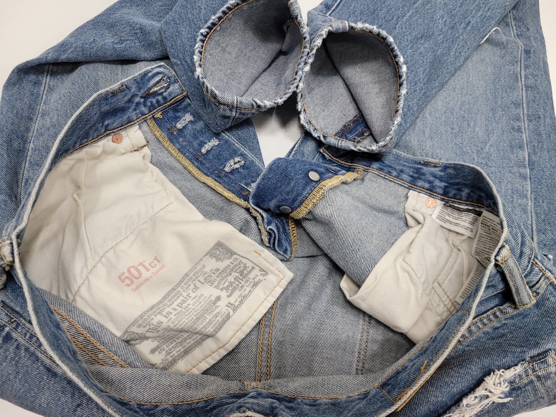 LEVI'S 리바이스 501CT 데미지 데님 청바지 / 남 78 (31) 상품이미지7