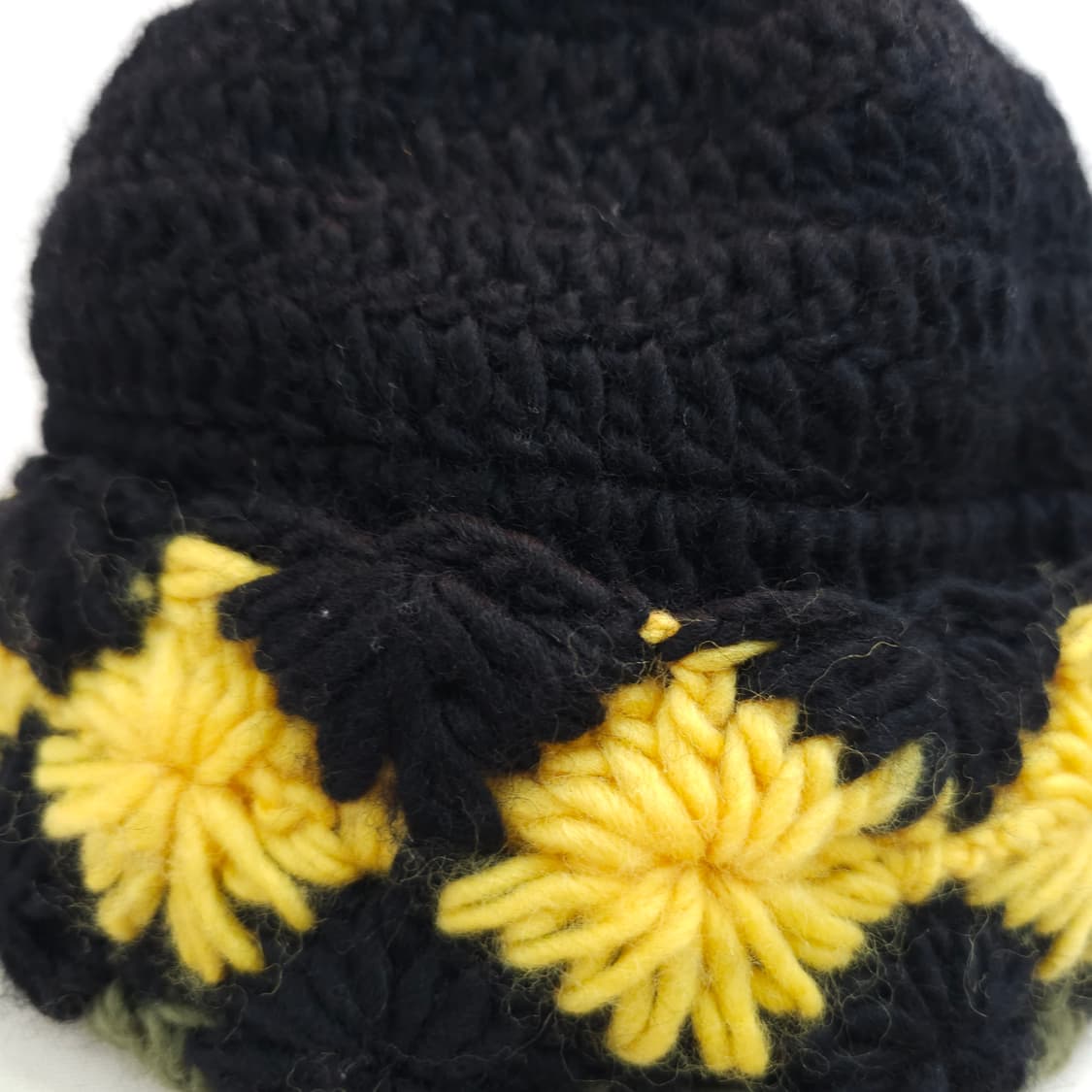 핸드메이드 꽃잎 니트 비니 상품이미지2
