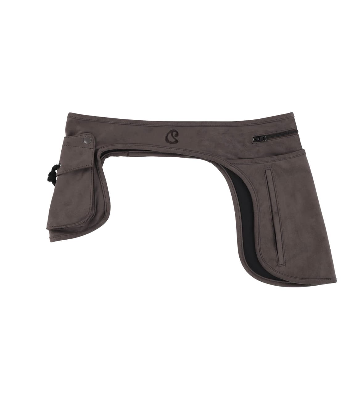 코이세이오 스웨이드 벨트백 브라운 상품이미지3