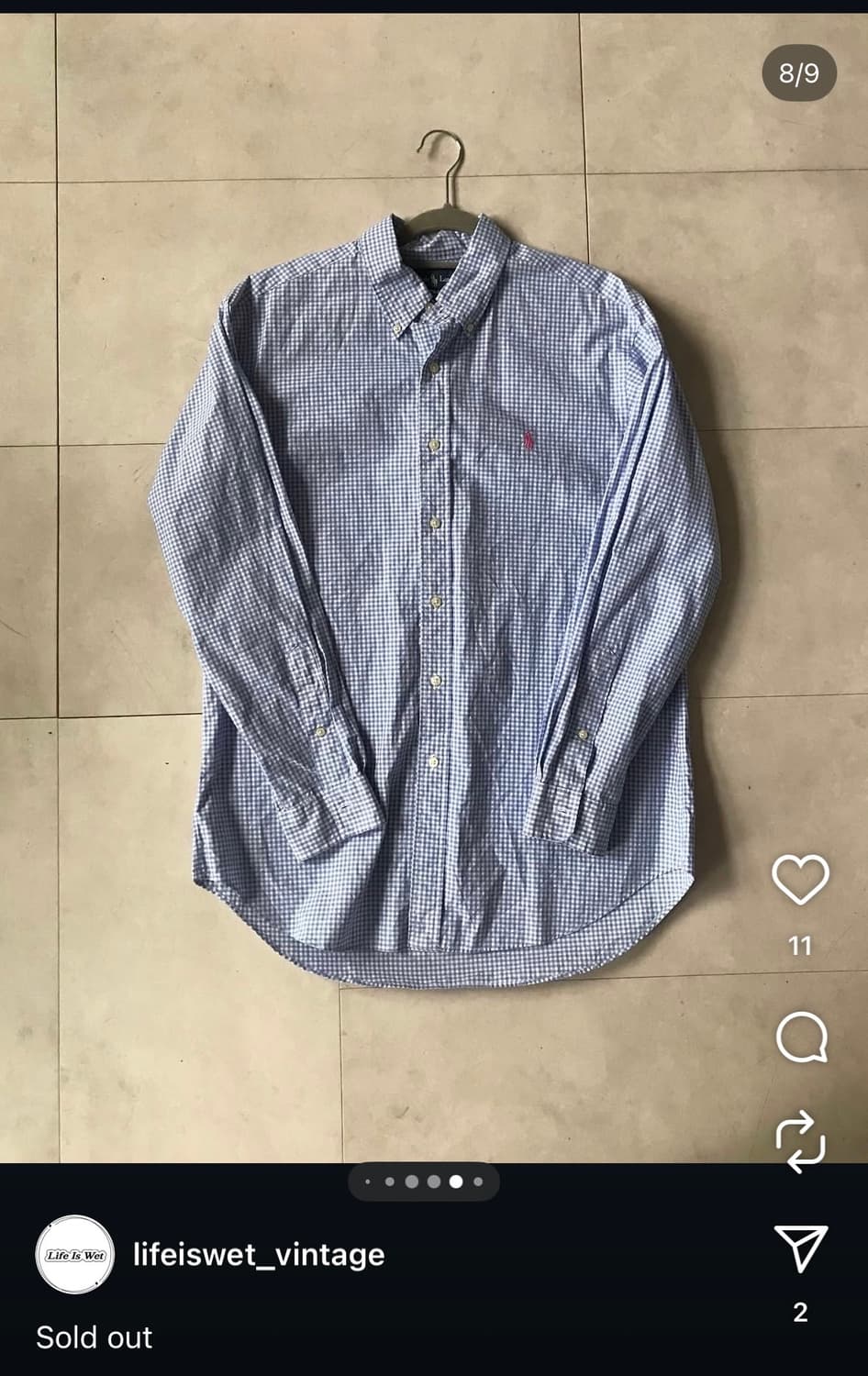 폴로 체크 셔츠 상품이미지8