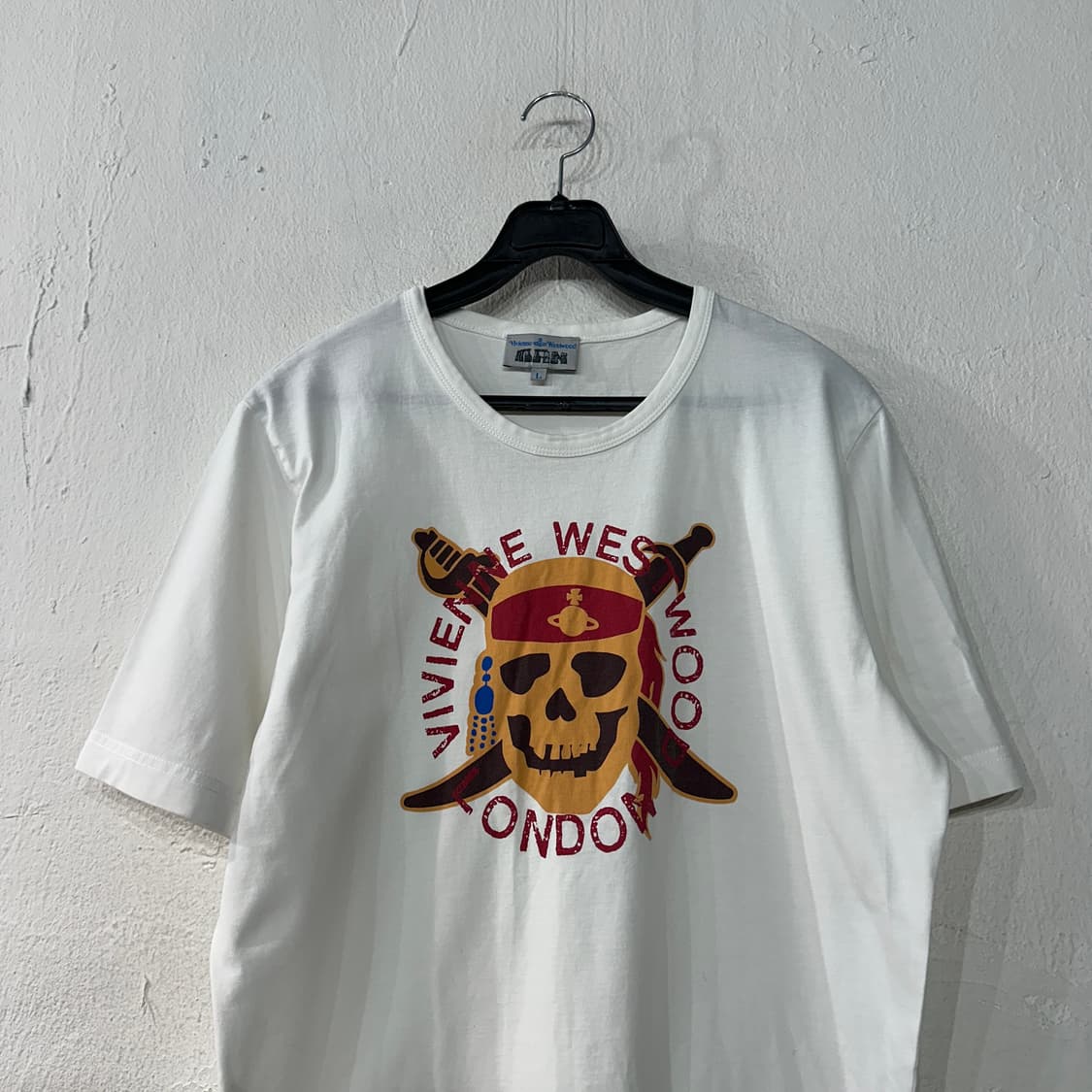 비비안웨스트우드 스컬 반팔티 L 상품이미지2