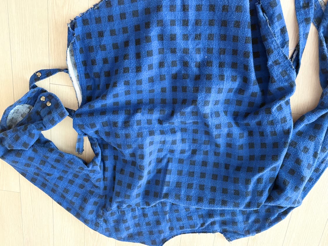 올드파크 old park 리메이크 체크셔츠 상품이미지6