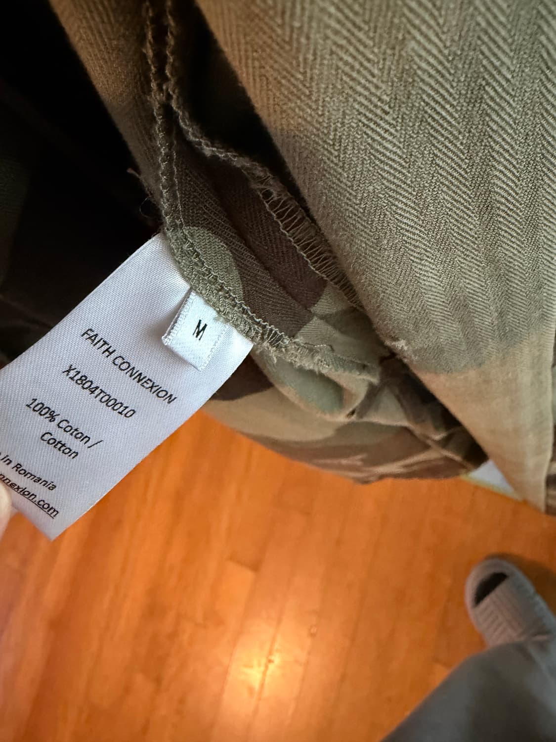 페이스 커넥션 카모 오버셔츠 상품이미지2