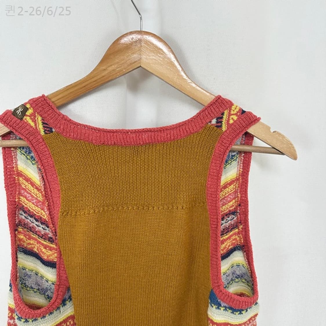 써스데이아일랜드 여자 니트 조끼 90 M  상품이미지9