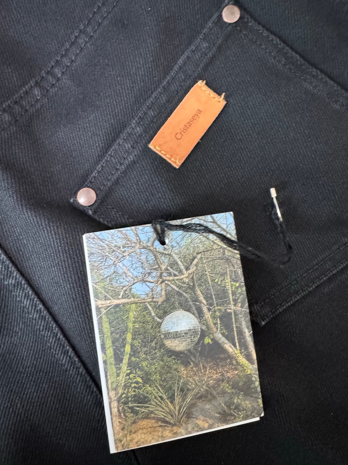 Cristaseya high-waisted denim M 상품이미지5