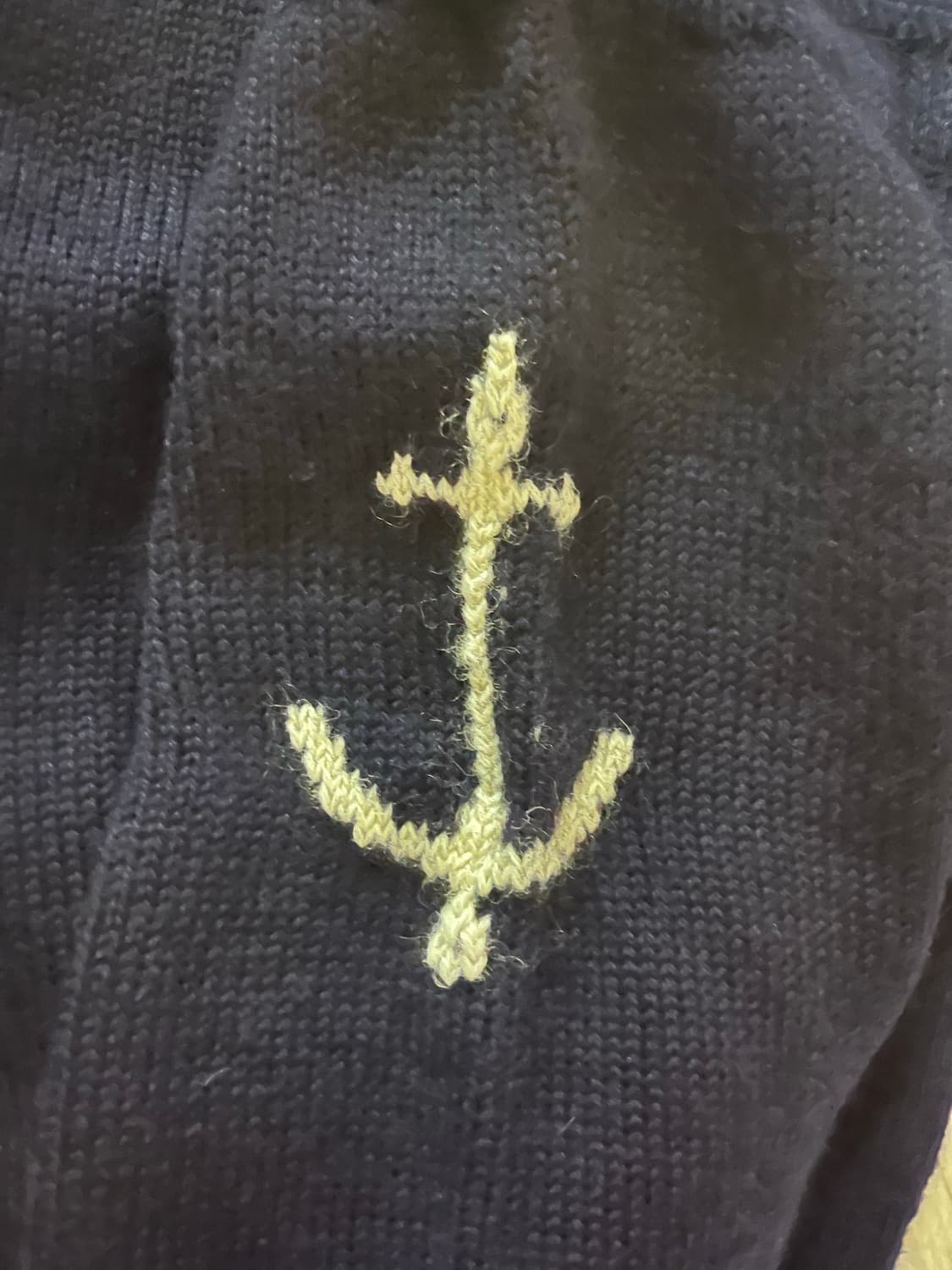 건지울른스 홀가먼트 니트 네이비 40 상품이미지2