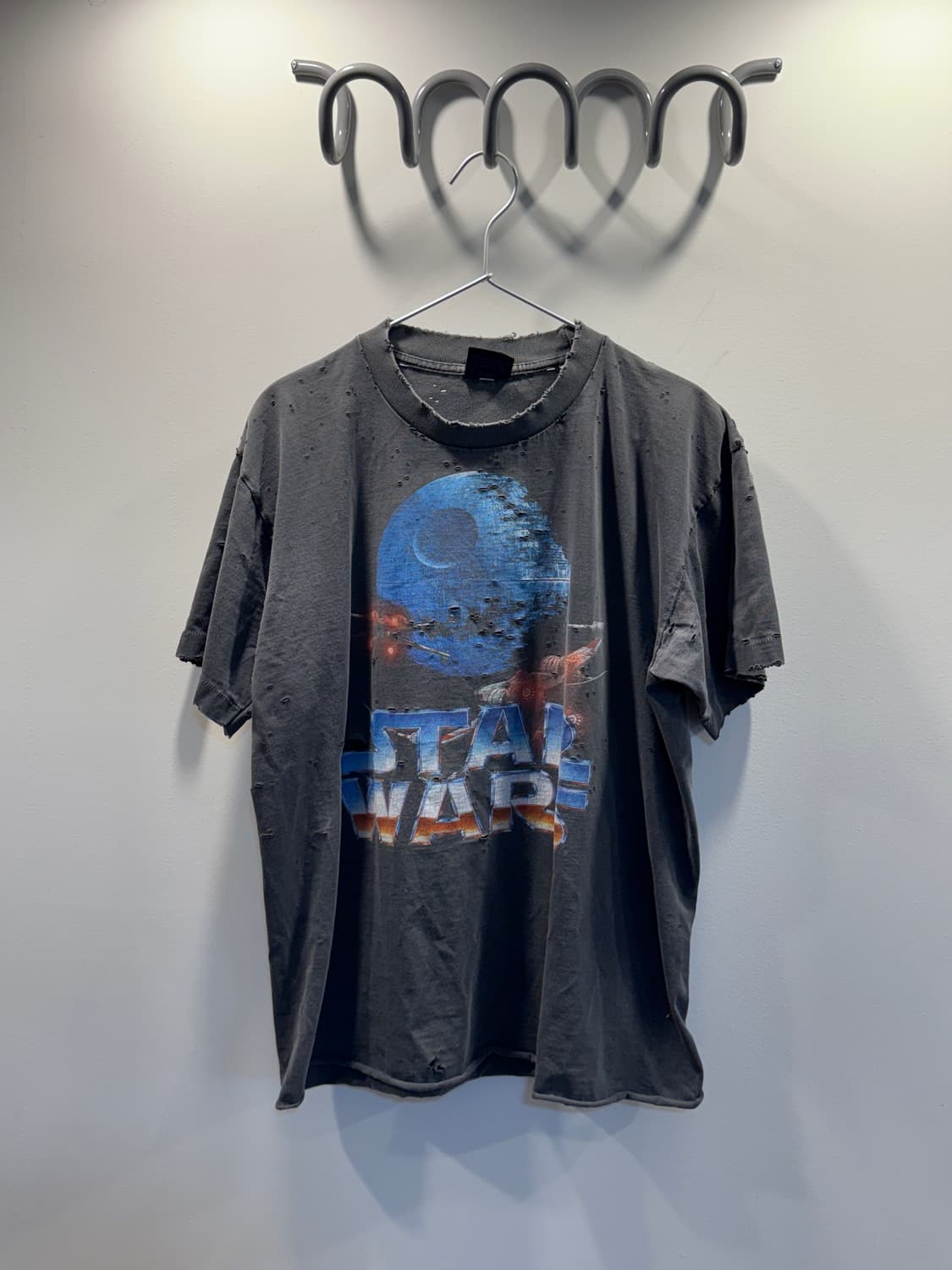 90s star wars movie merch faded t shirt 상품이미지1