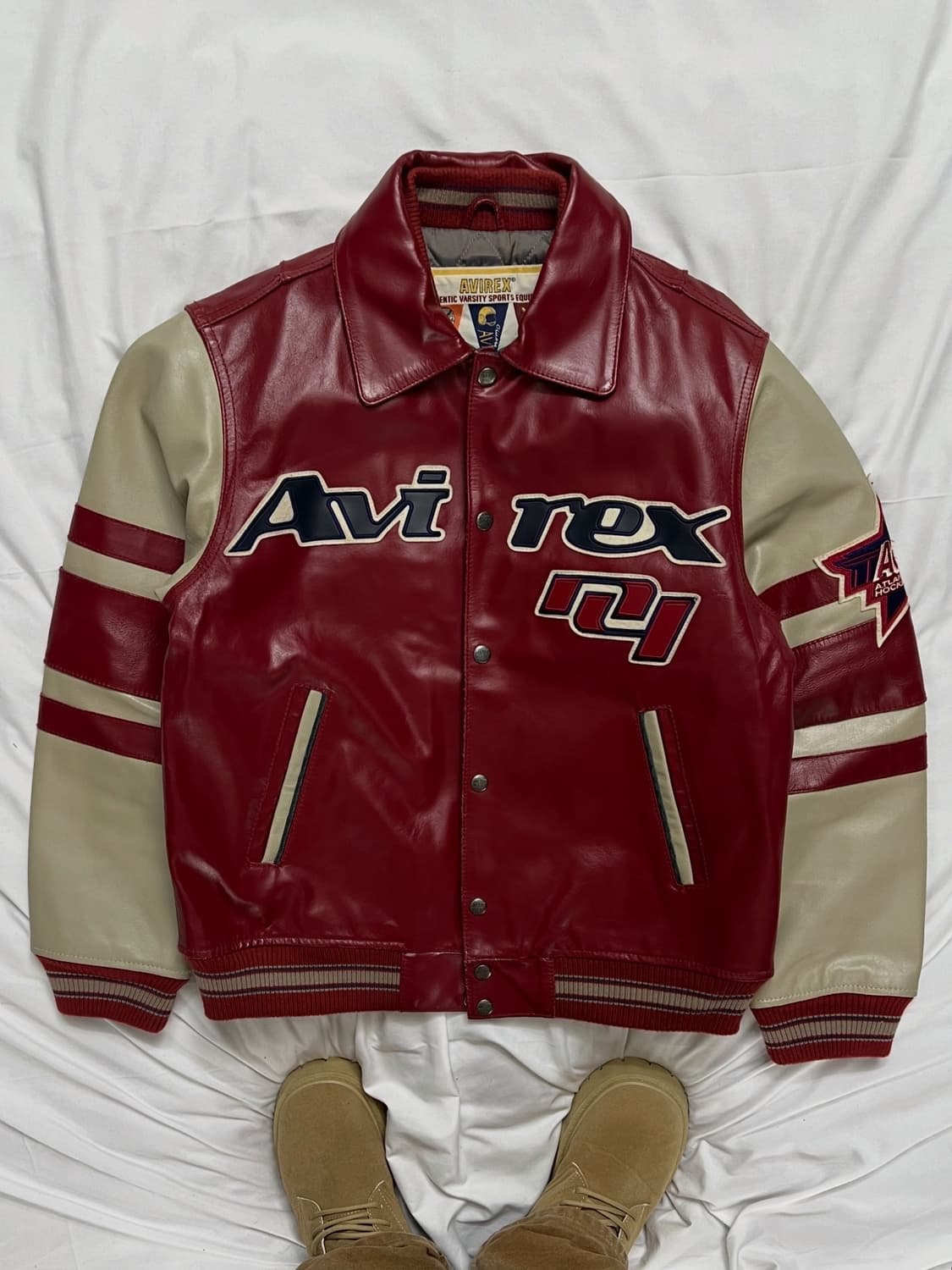 아비렉스 비기 가죽자켓 상품이미지1