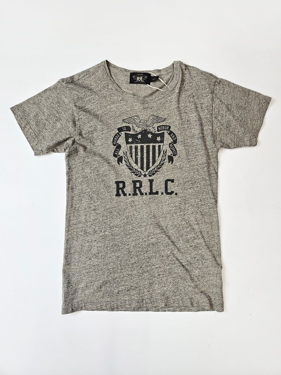 RRL 더블알엘 가먼트 다이 로고 반팔 티셔츠 PN4144 상품이미지1