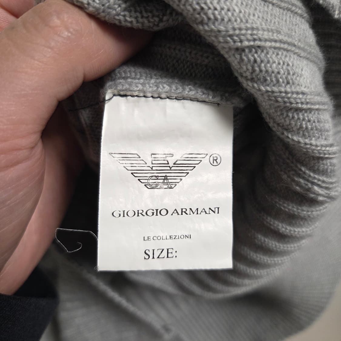 Giorgio Armani 아르마니 카라넥 니트 L(100) 상품이미지6