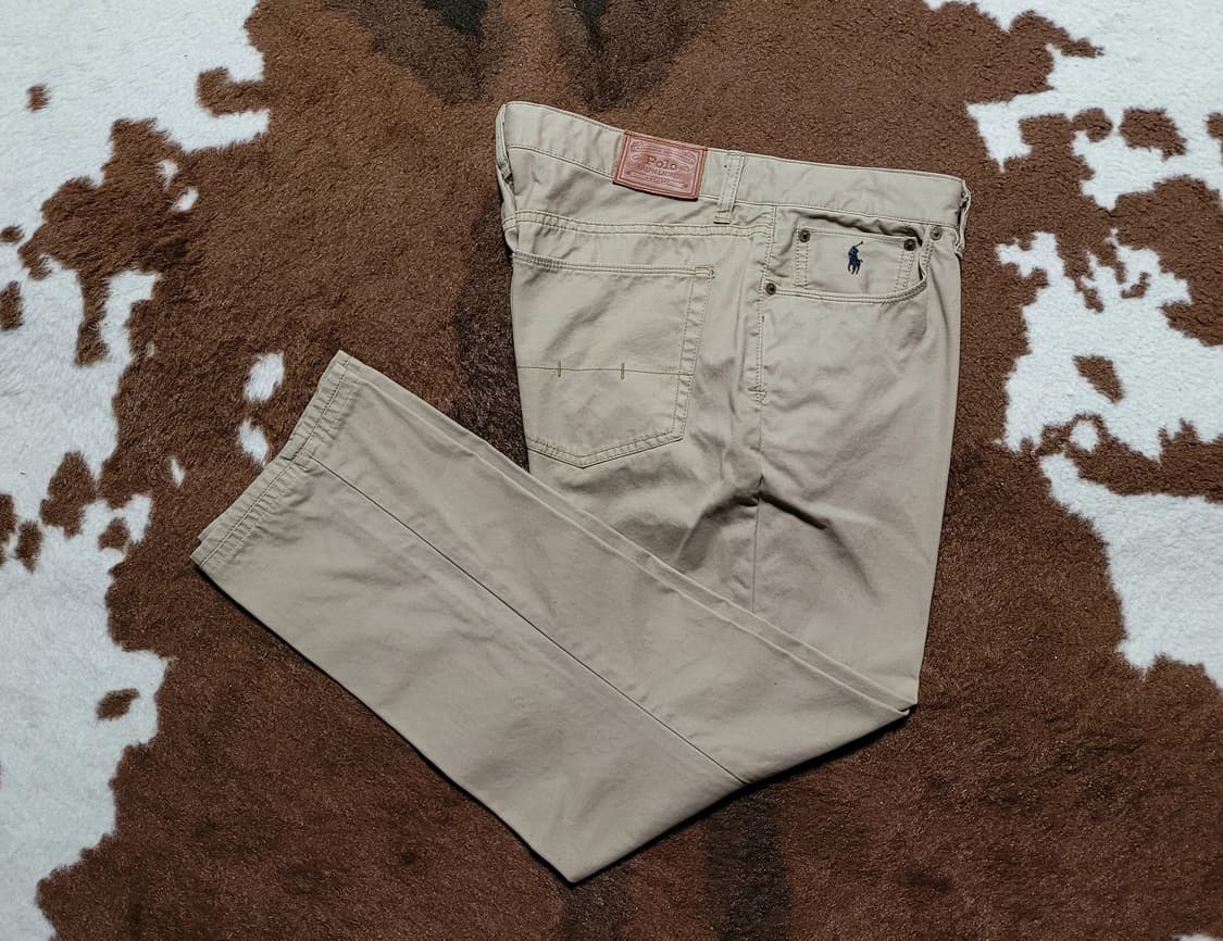 폴로 랄프로렌 남성용 카멜색상 면바지(36/34) 상품이미지1