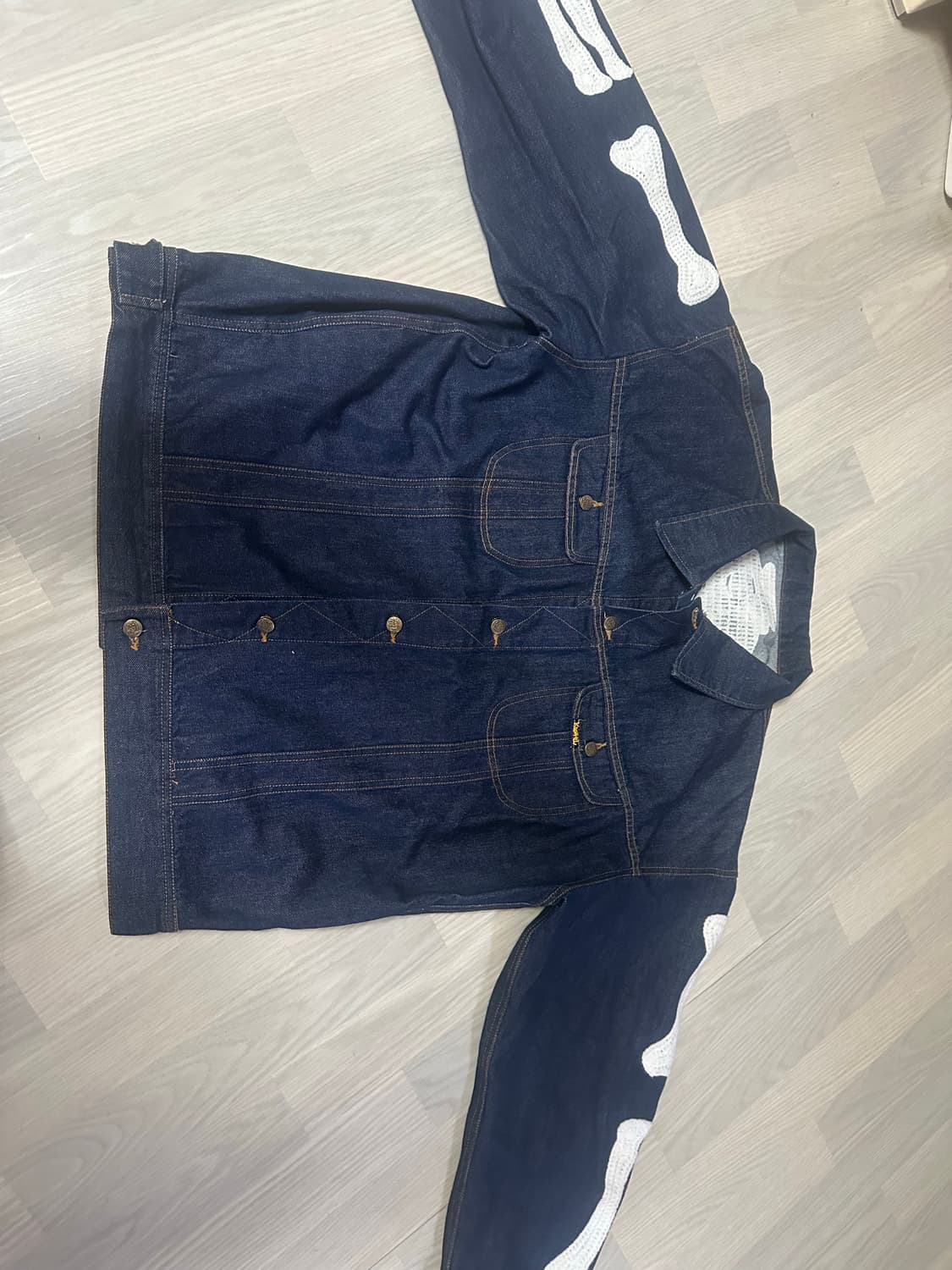 캐피탈 멕시칸 턱시도 본 데님자켓 M 판매합니다 상품이미지1