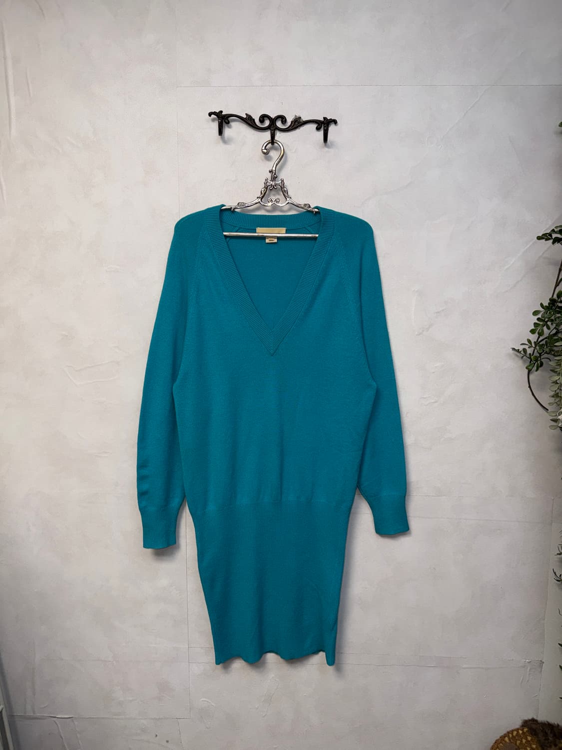 Michael Kors blue Italian yarn knit ops 상품이미지4