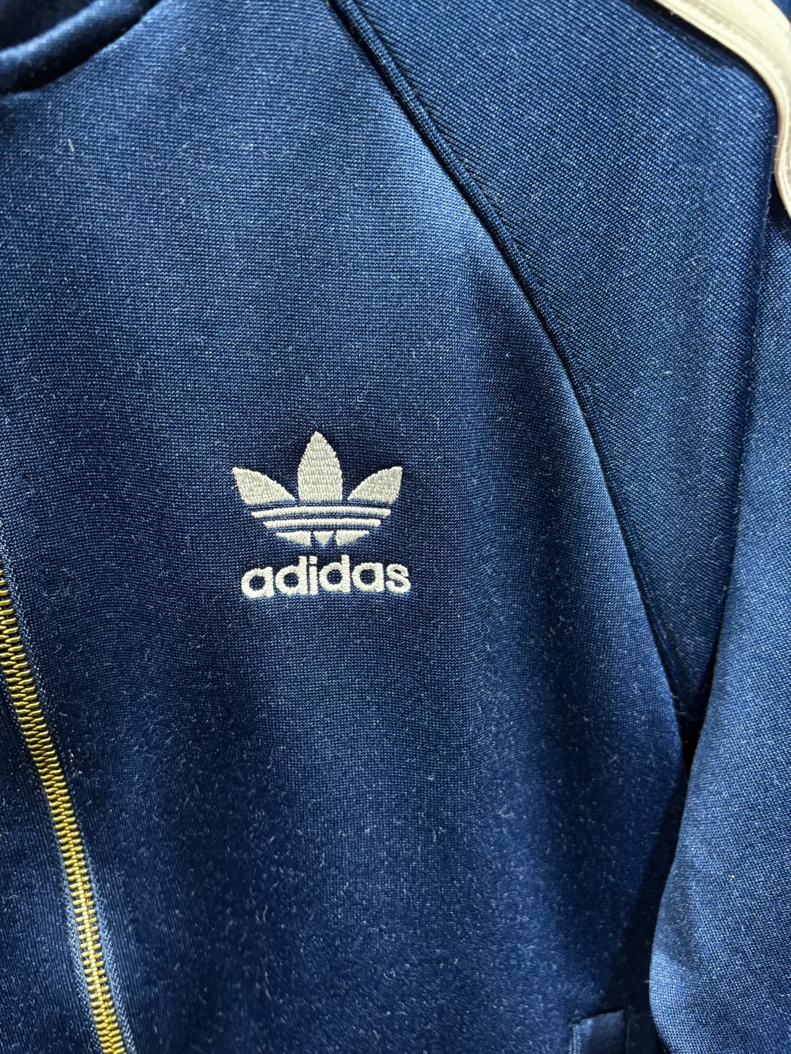 S 아디다스 파이어버드 우먼스 빅로고 네이비 트랙탑 상품이미지4