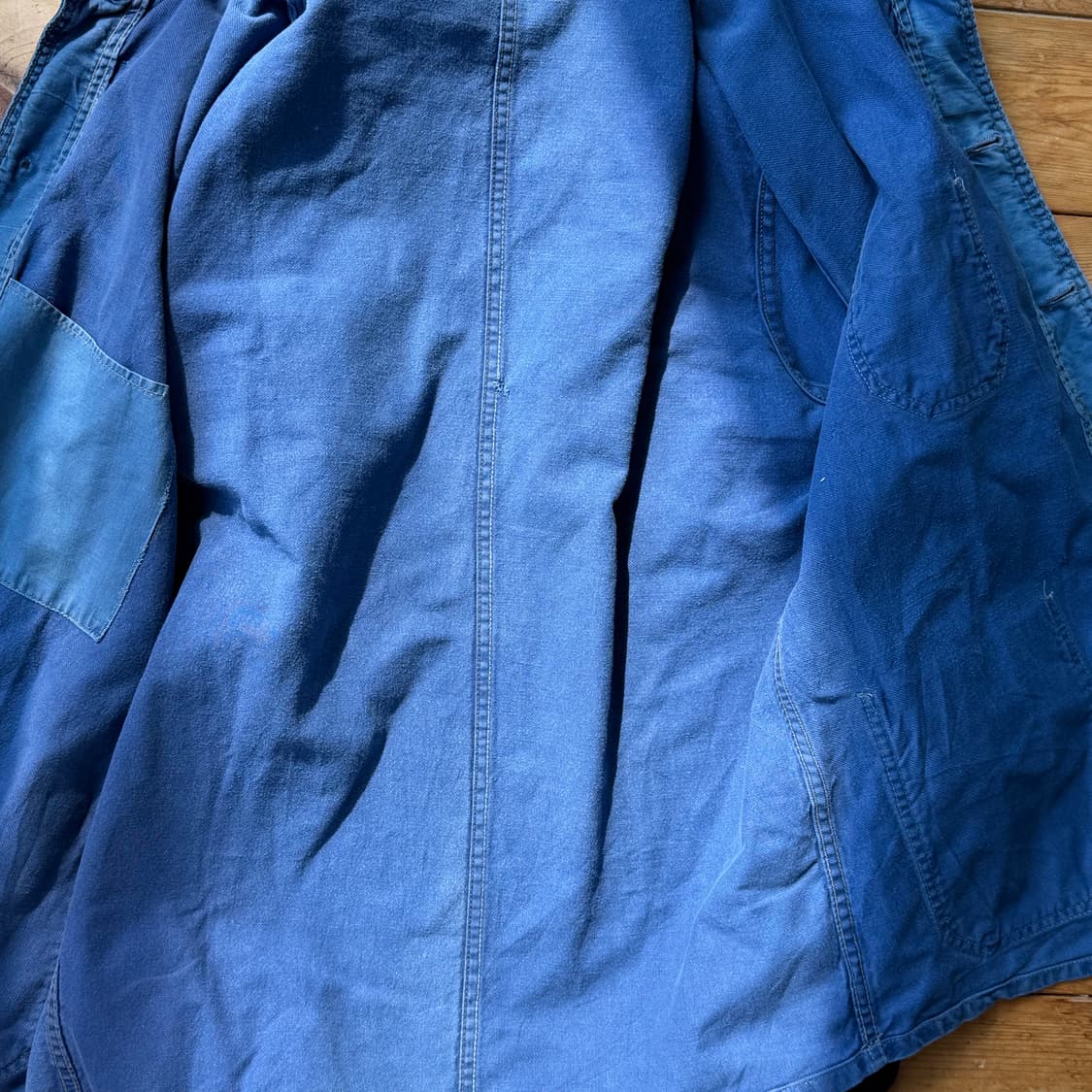 80‘s 리페어 빈티지 프렌치 워크 자켓 상품이미지5