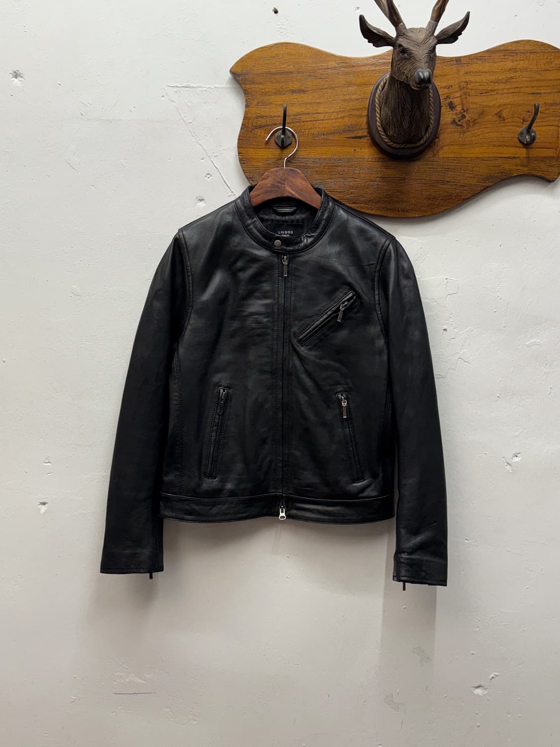 LIUGOO TOKYO Lambskin Single Riders Jack 상품이미지1