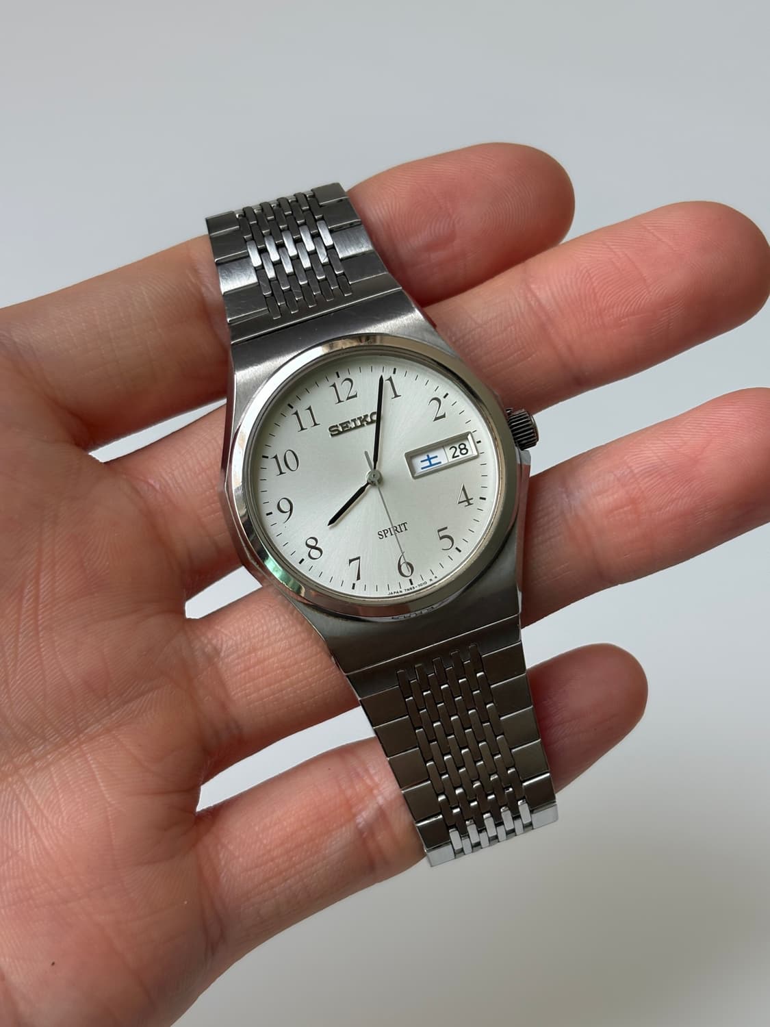 1990s Spirit Arabic Index Silver Quartz 상품이미지2