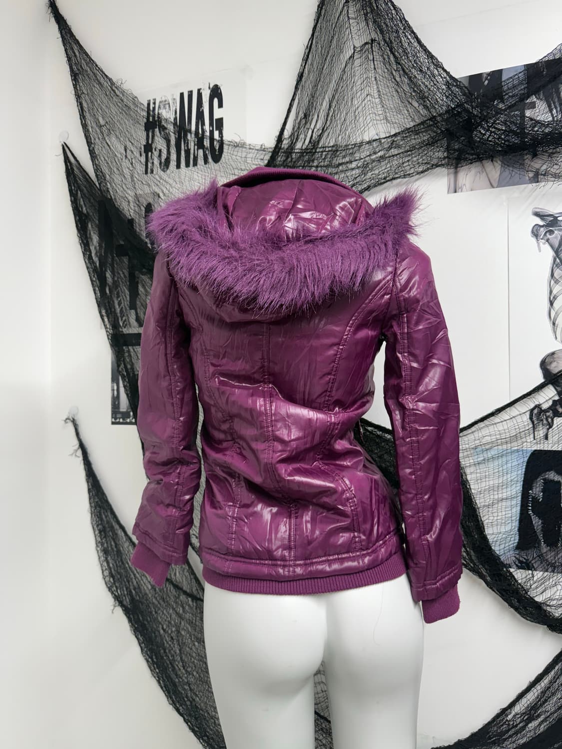 00s purple layered jacket 상품이미지2