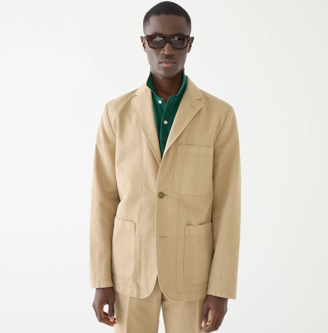 제이크루 코튼 셋업 베이지 상품이미지1