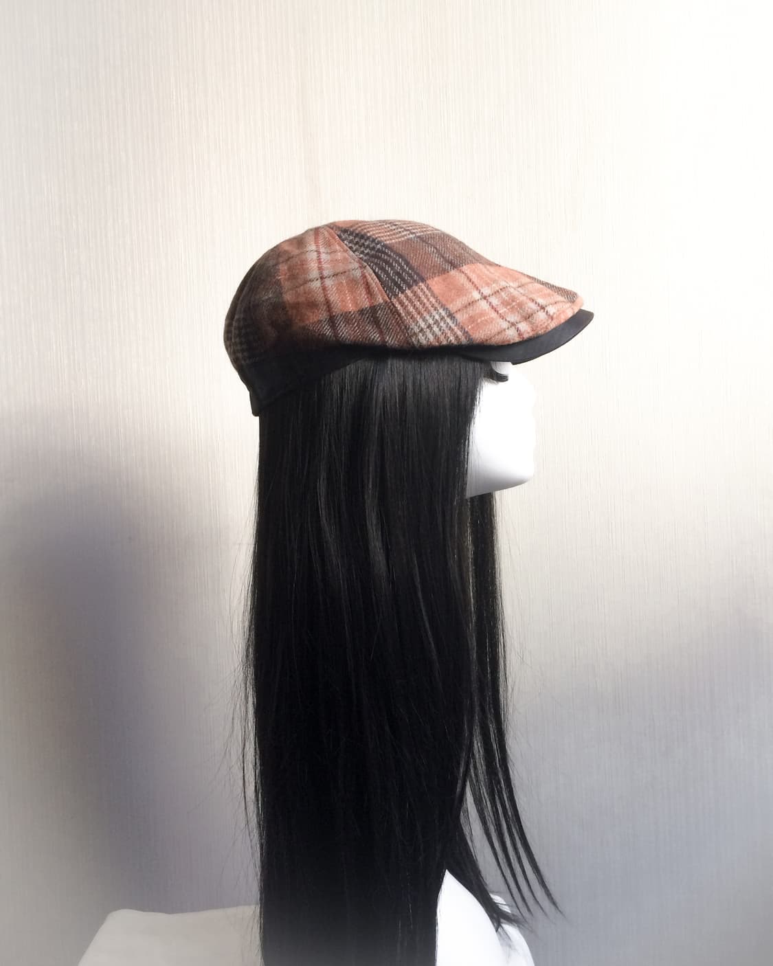  Check pattern hunting cap 상품이미지2