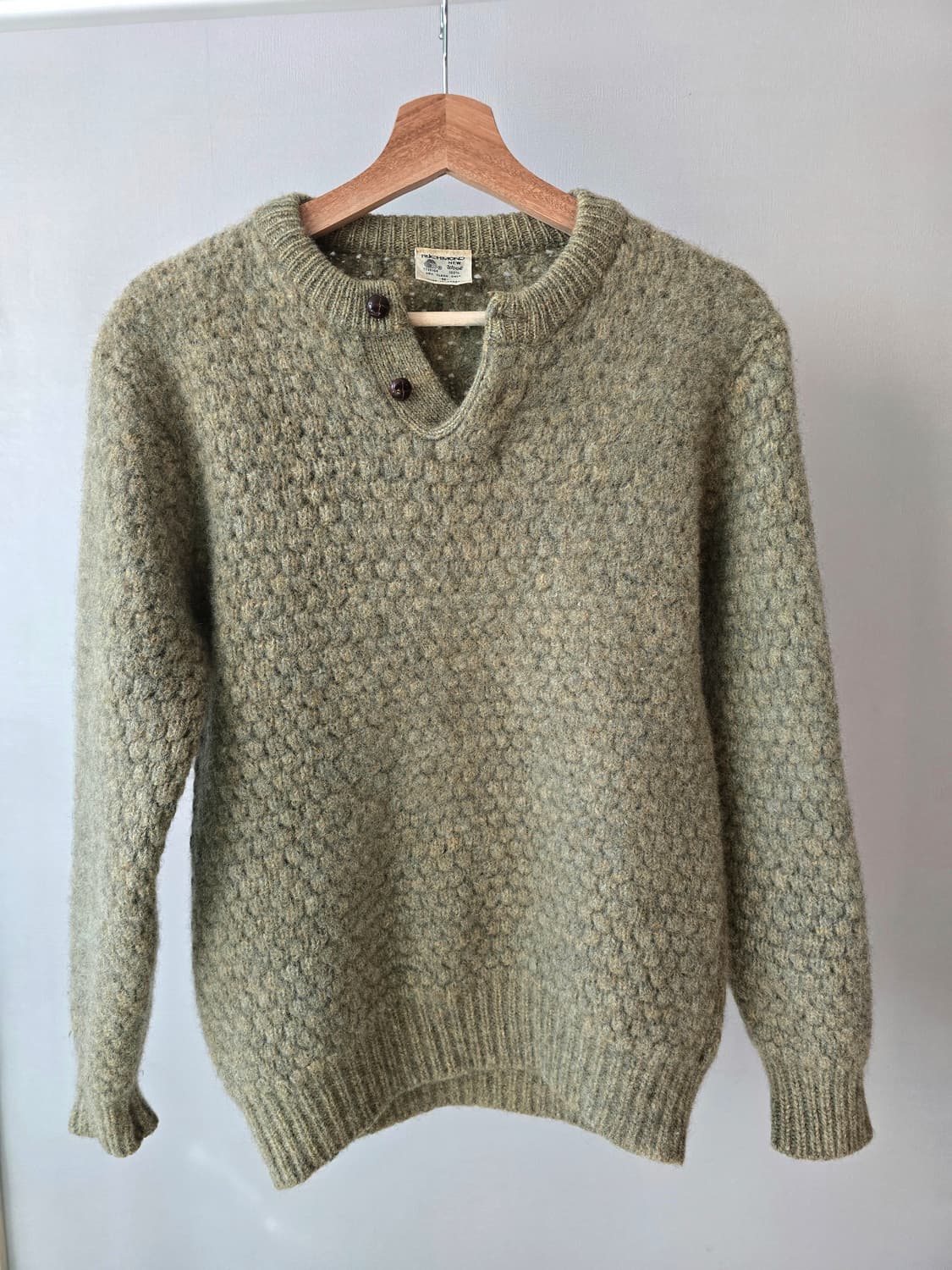 80~90년대 100% 뉴울 빈티지 니트 상품이미지1