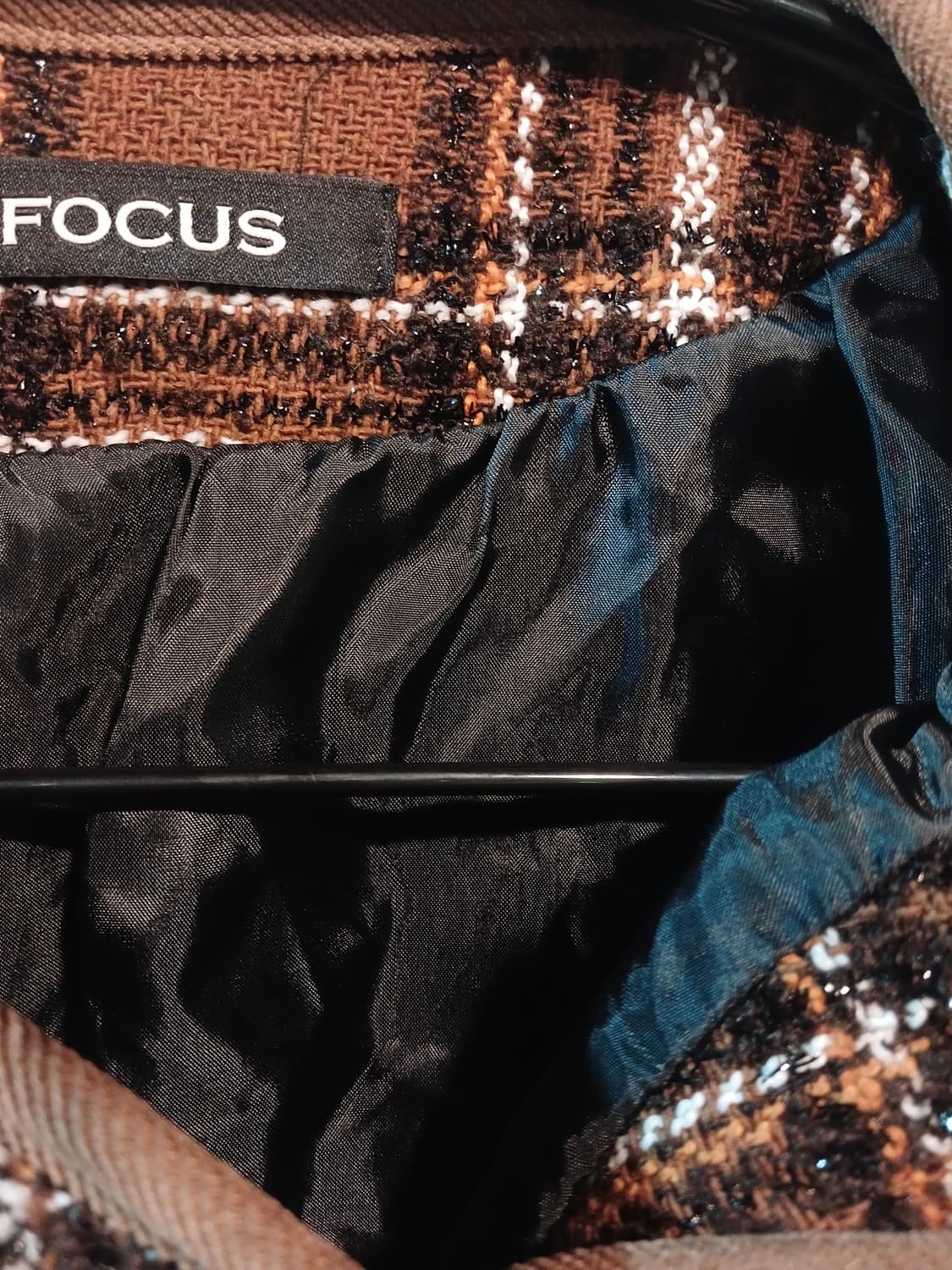 FOCUS 트윙클 체크 트위드자켓 상품이미지5