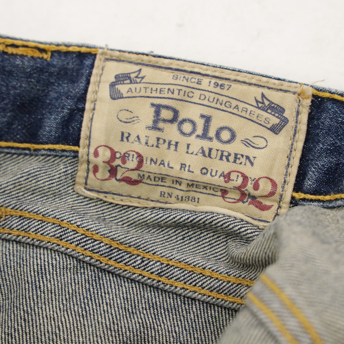 폴로 랄프로렌 Authentic Dungarees 셀비지 데님 상품이미지6