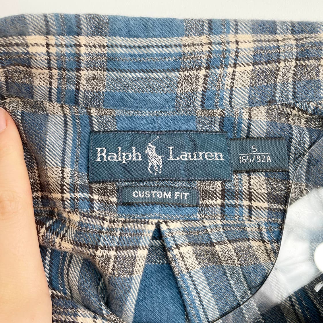 F2 폴로랄프로렌 체크 플란넬 셔츠 S사이즈 상품이미지5