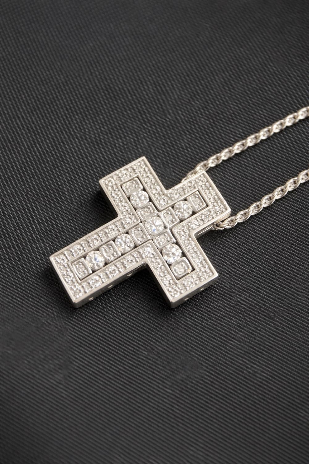 다미아니 벨에포크 크로스 목걸이 [스몰S] 상품이미지2