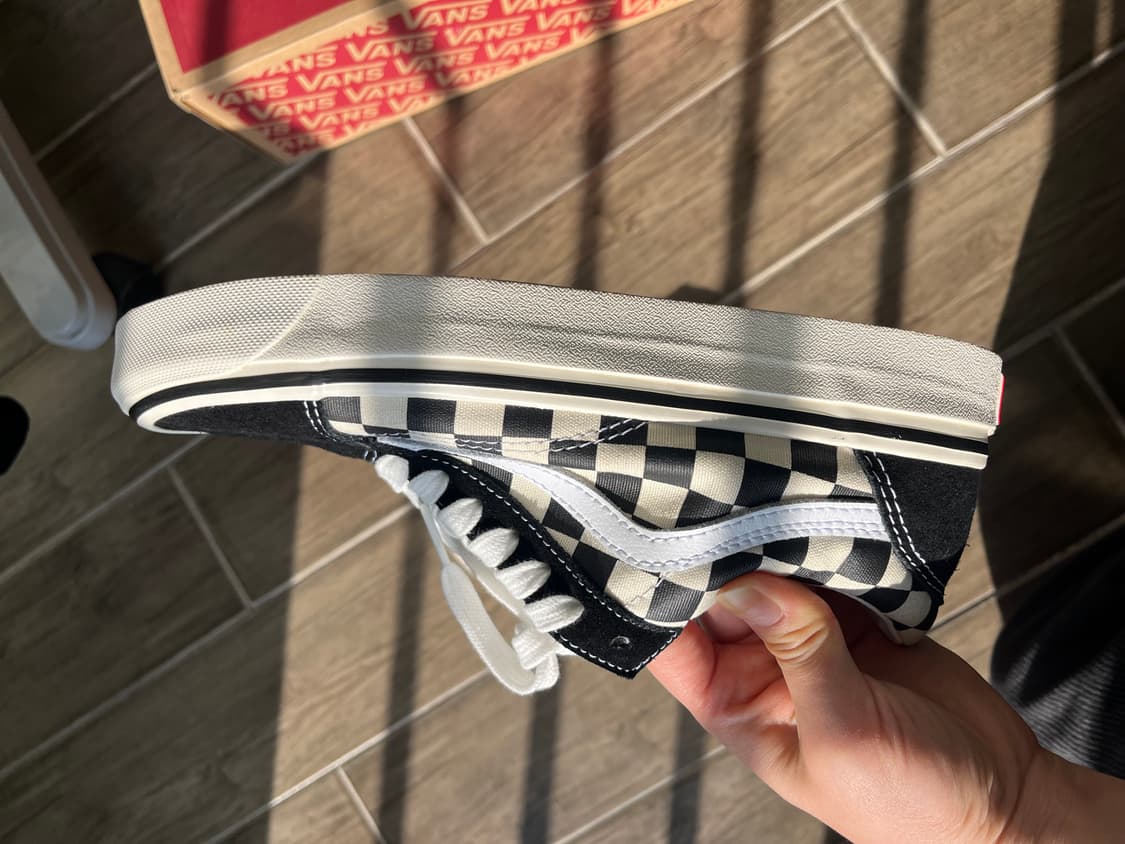 (235,240 새거) 반스 올드스쿨 36dx 체커보드 새상품 상품이미지5