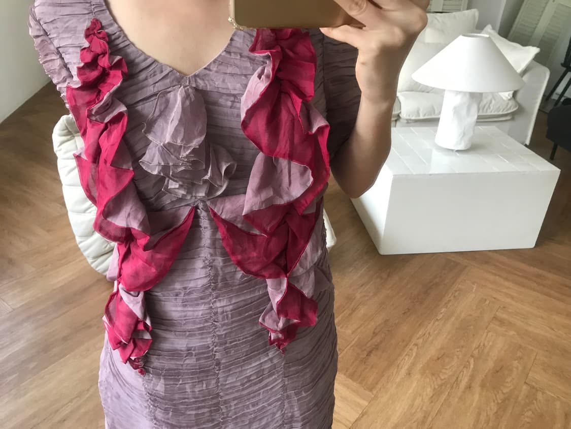 vintage ruffle one-piece 상품이미지4