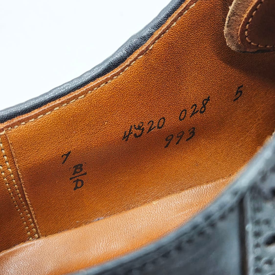 알든 ALDEN 993 코도반 새들 슈즈 블랙 (7 D) 상품이미지4