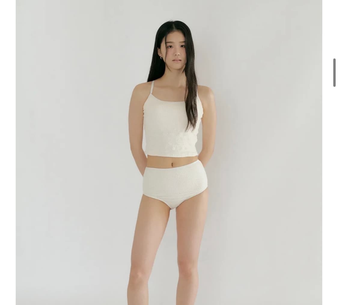 링서울 레이스 스윔세트 크림 s 상품이미지1