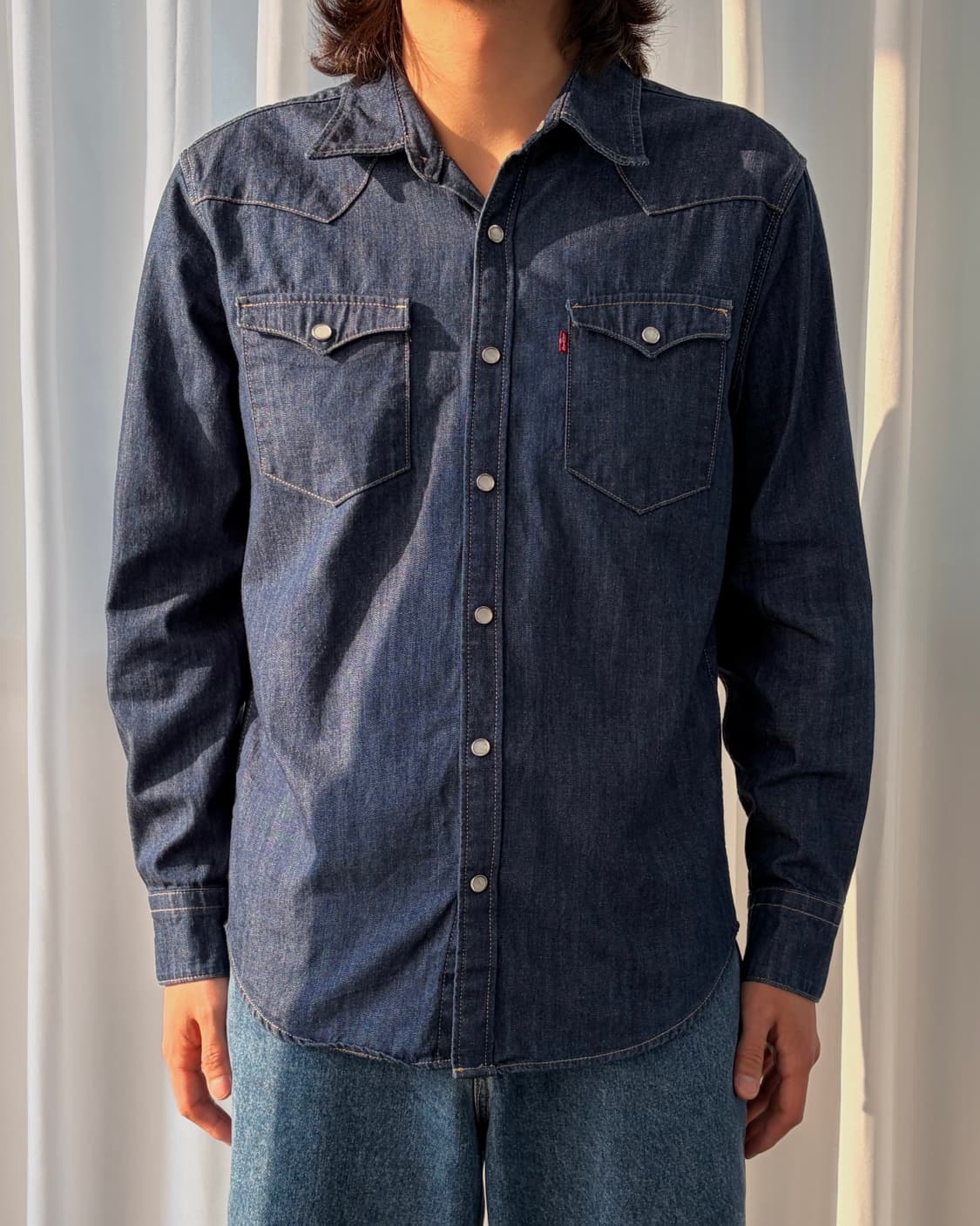 [M]리바이스 클래식 웨스턴 데님 셔츠 상품이미지1