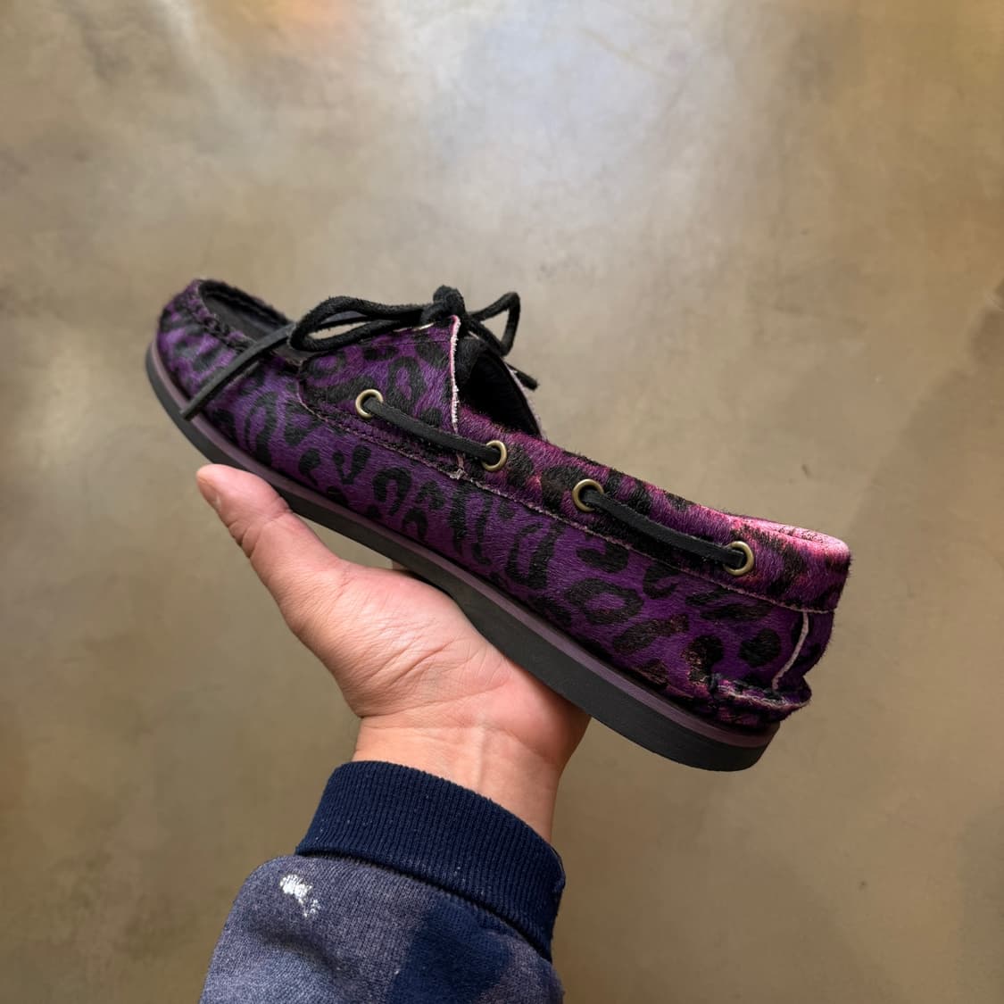 와코마리아 팀버랜드 레오파드 클래식 보트 슈즈 상품이미지4