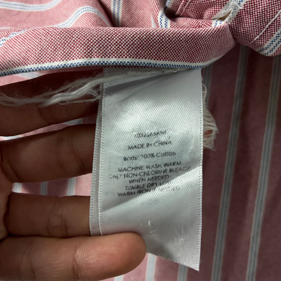 Polo  폴로 랄프로렌 자수 핑크 스트라이프 셔츠  상품이미지5