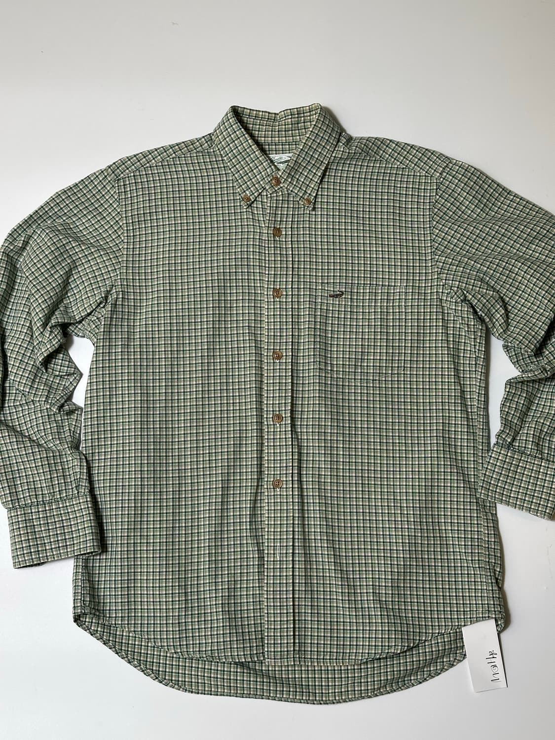 크로커다일 그린 체크 셔츠 상품이미지7