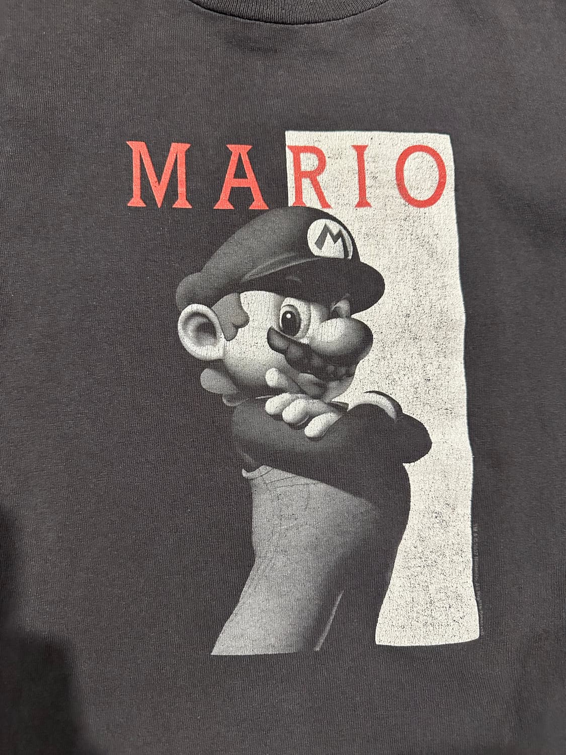 빈티지 00s 슈퍼마리오 스카페이스 패러디 티셔츠  상품이미지2