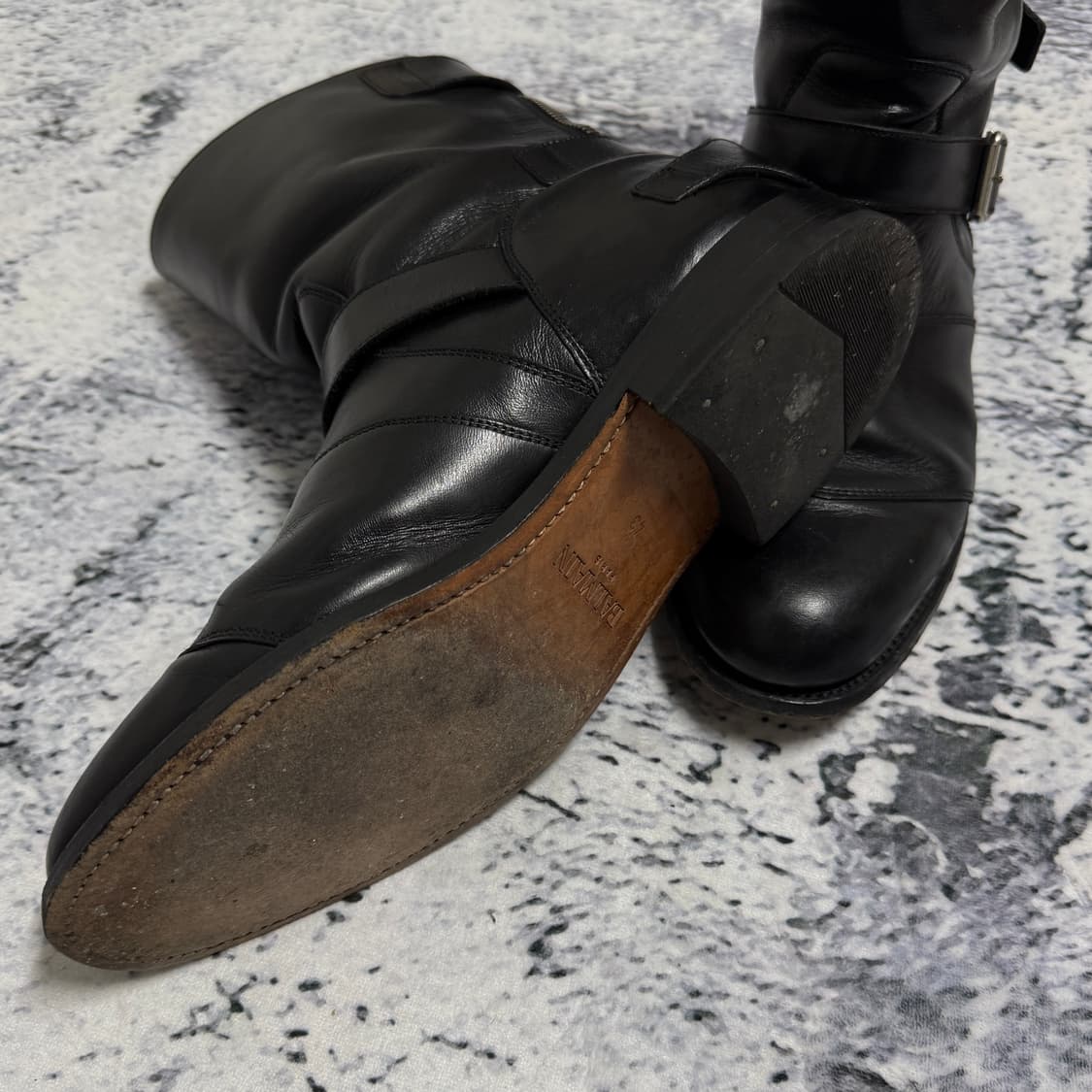 발망 더블 지퍼 레더 부츠 43 상품이미지4