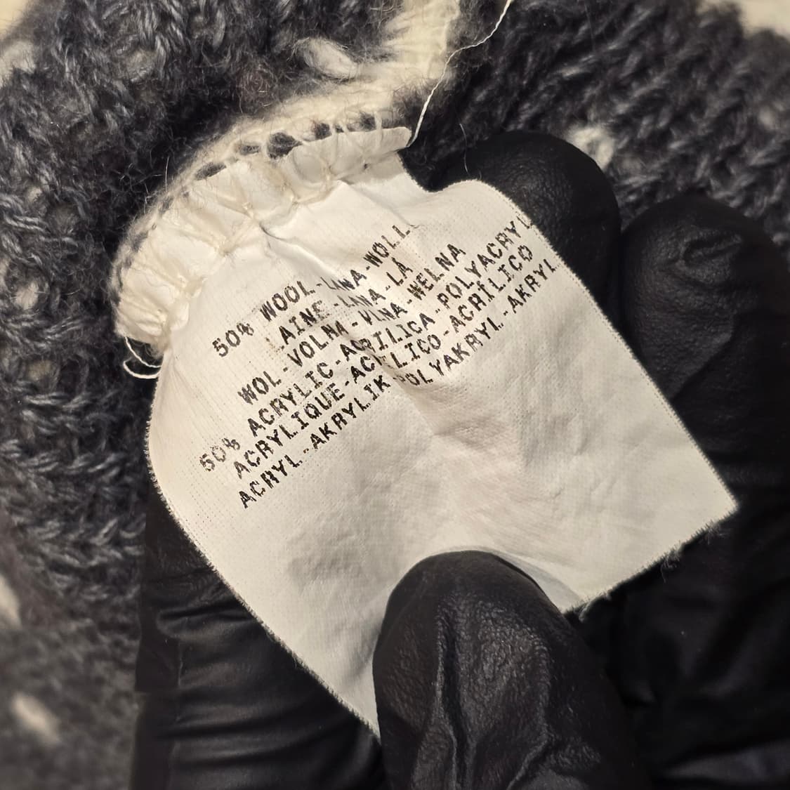 80s 엘리 캄파뇰 로 페어아일 하프집업 스웨터 상품이미지5