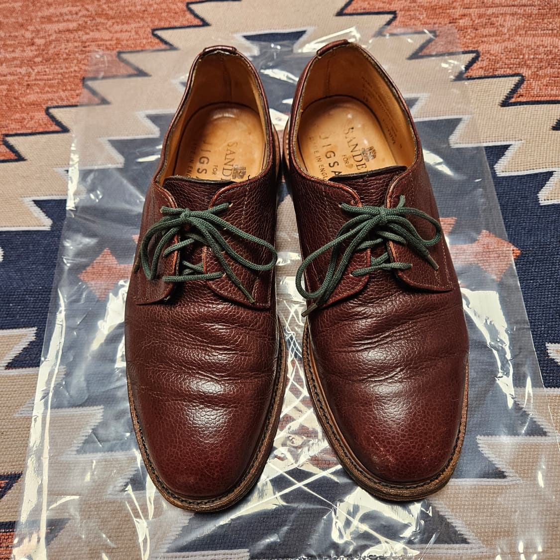 샌더스x직소 그레인 레더 더비 상품이미지4