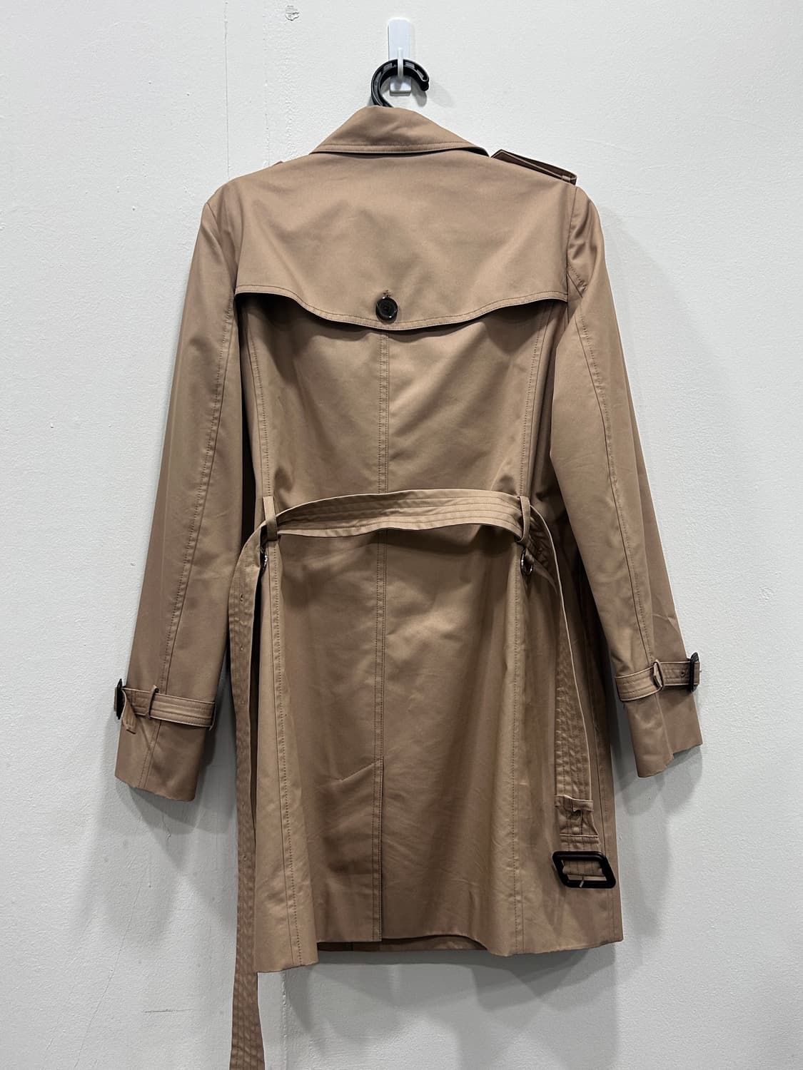 [90] 헤지스 벨티드 트렌치코트 여성 90사이즈 베이지 상품이미지3