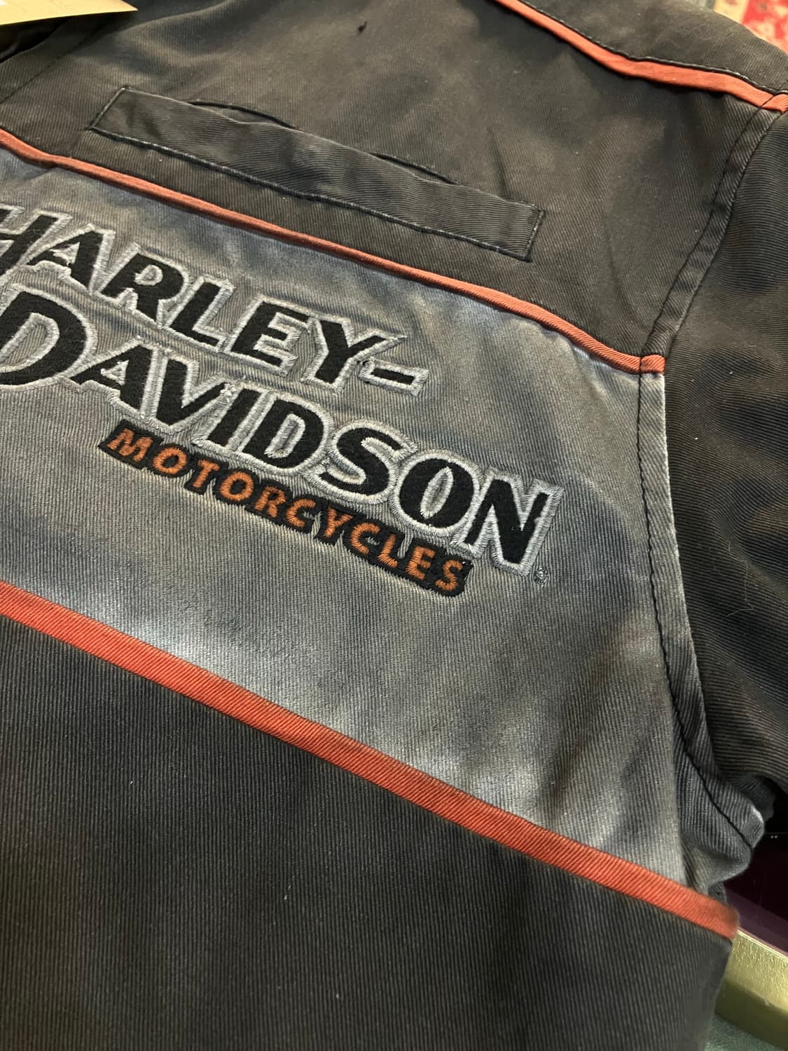 할리데이비슨 모터사이클 코튼 레이싱 자켓 S 상품이미지8